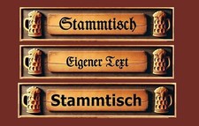 Stammtisch Tischaufsteller