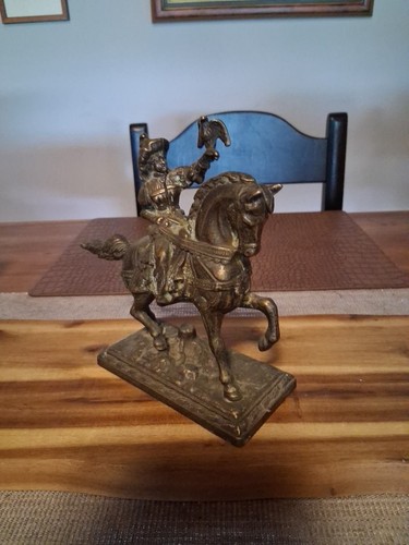 Vintage alter messing reiter - vintage,
