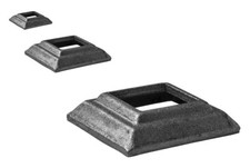 Wandrosette Bodenrosette 12x12 - 40x40 mm Blende Abschluss Stahlguss