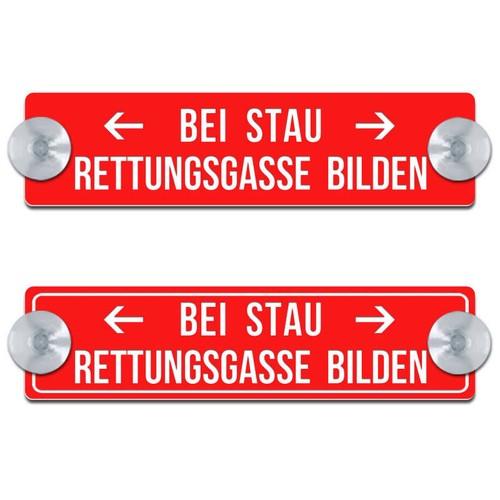 Rettungsgasse graviertes - -,