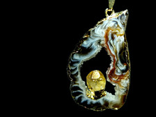 Achat Geode Anhänger mit