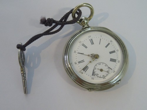 Alte taschenuhr stahl - stahl,