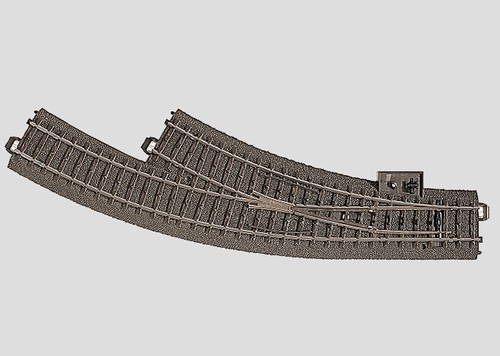 Märklin 24672 bogenweiche - h0,