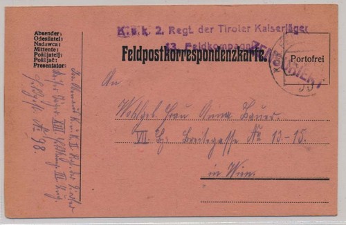 Feldpost 1916 feldpostkarte - feldpost,