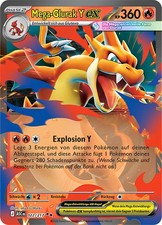 Pokemon Karte Mega Glurak Y ex