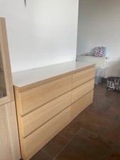 malm kommode 6 schubladen ikea 