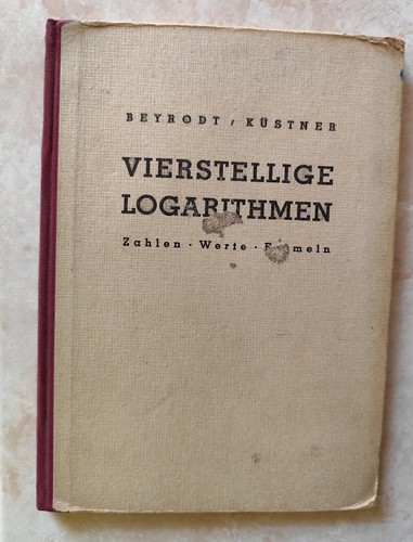 Vierstellige logarithmen - vierstellige,
