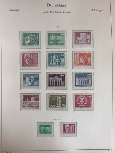 Ddr brd briefmarken sammlung - ddr,