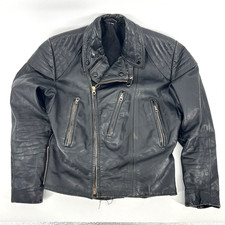 50er Jahre schwarze Leder