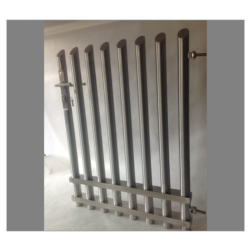 Eb551 edelstahl pforte - -,