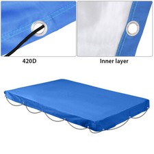 Anhänger Flachplane Abdeckplane 207x114x13 cm Stema PKW Hängerabdeckung mit Seil