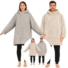 Hoodie Decke mit Ärmeln