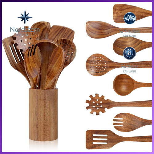 Kochlöffel set stück holz - 9,
