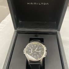 Hamilton Uhr Khaki Navy GMT Auto - H77615333 - Top Zustand