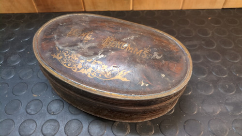 Dachbodenfund alte brotdose - alte,