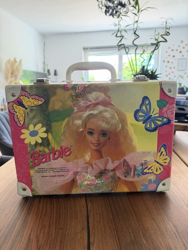 Vintage barbie kinderkoffer - barbie, /