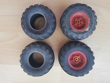 RC Modellbau Reifen z. Bsp. für Tamiya Luchbox passend inkl. 2 Felgen