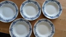 5 antike tiefe Teller *