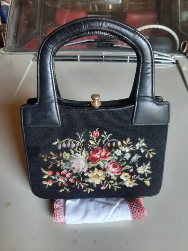 Alt gobelin handtasche mittel - gobelin,