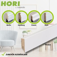 HORI Sockelleiste weiß