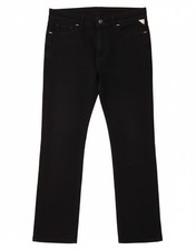 REPLAY Womens Pearl Straight Jeans W31 L30 Black Cotton AI07