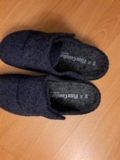 Neuer Hausschuh Oder Pantoletten Von Finn Comfort Gr.38 In Grau