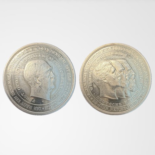 Silbermedaille 1896 bismarck - silbermedaille,