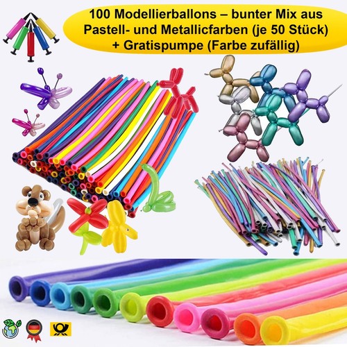100x luftballons zum formen - 100x,
