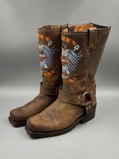 Buffalo biker boots leder - buffalo,