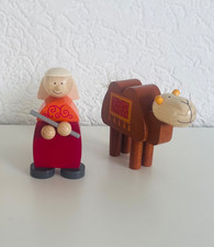 Haba Krippe Weihnachtskrippe Stehendes Kamel Kameltreiber Set 8200 Holz Grippe