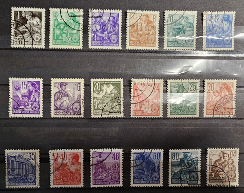 Ddr freimarken fünfjahrplan - ddr,,