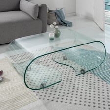Extravaganter Glas Couchtisch