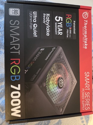 700 watt thermaltake - smart, rgb