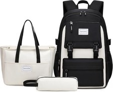 Schulrucksack 3er Set Schulranzen Rucksack Schultasche Uni Backpack Pflegeleicht