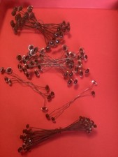 Alte Glasaugen/Tieraugen Konvolut 65Paar/130 Stück an Draht