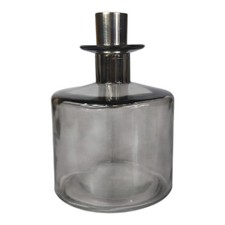 Kerzenständer 13,5cm Glas Flasche Kerzenhalter Tafelkerzen Vase Deko Diffusor