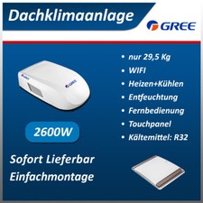 GREE 220-240V Inverter Dachklimaanlage 2600W Weiß für Wohnmobil mit WIFI