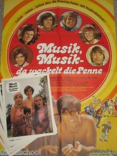 MUSIK MUSIK DA WACKELT DIE PENNE -23Fotos + Plakat HANSI KRAUS Gunther Philipp
