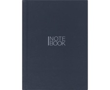 Notebook Notizbuch Premium Kladde DIN A5 192 Seiten - dotted - schwarz