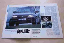 Sport Auto 03/1992 Opel Astra F GSI 16V Turbo von Turbo Motors mit 250PS im TEST