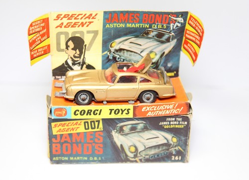 Corgi 261 james bond aston - corgi,