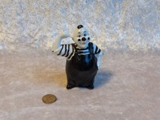 Porzellan Clown Figur Black & White,10,5 cm hoch