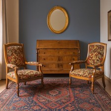 Antike Sessel Walnuss Ahorne