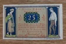 Achim, 25 Pfennig, Notgeld 