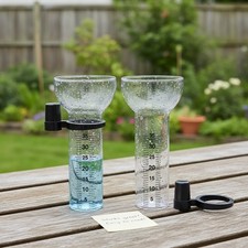 Regenmesser Glas