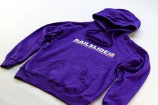Railslide Pullover Hoodie Kapuze Jumper Skateboard Skating Skate Frankfurt XS