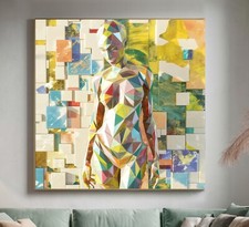 XL LEINWAND BILD 140x140x5