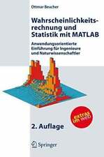 Wahrscheinlichkeitsrechnung und Statistik mit MATLAB: Buch Springer