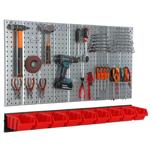 Werkzeugwand 117x72 metall - werkzeugwand,