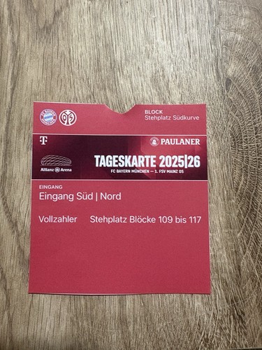 Sammler ticket bayern - fc,